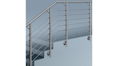 Reling-PLUS-Geländer | Treppenanschluss | seitliche...
