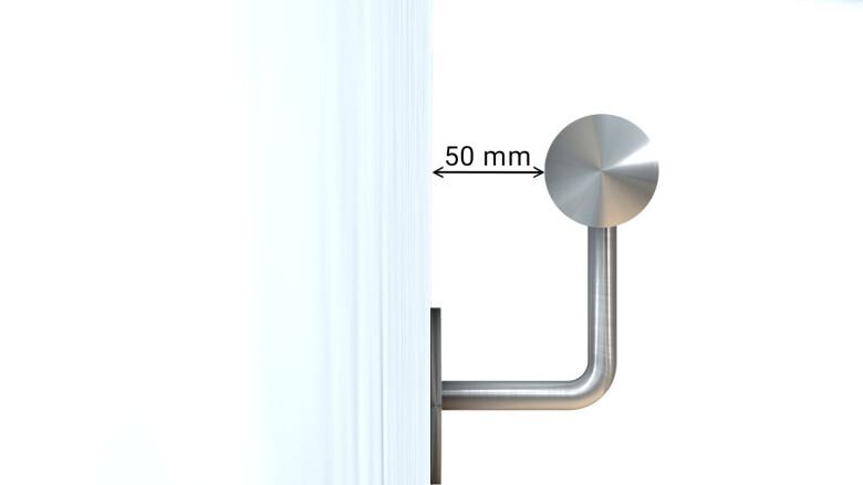 Edelstahl Handlauf | 3,0 m (Rohr 2-tlg.) | SV-Design