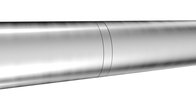 Edelstahl Handlauf | 4,8 m (Rohr 2-tlg.) | UG-Design