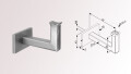 Handlaufhalter zur Wandbefestigung | für Handlauf Ø 48,3 mm | V2A