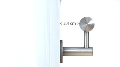 Edelstahl Handlauf | 1,0 m (einteilig) | L-Form Handlaufträger