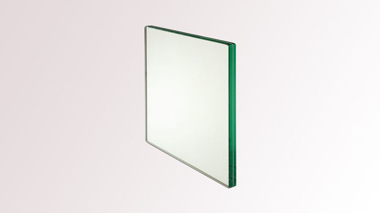 Glas-Platte | VSG-ESG 8,76 mm | Klares Glas mit matter Folie | Anfertigung | HxB max. 709 x 1000 mm